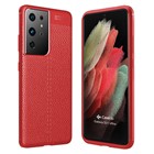 CaseUp Samsung Galaxy S21 Ultra Kılıf Niss Silikon Kırmızı
